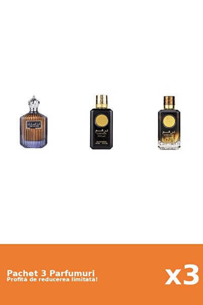 ARD AL ZAAFARAN Set 3 Parfumuri Ard Al Zaafaran: Apa de Parfum I Am the King,...