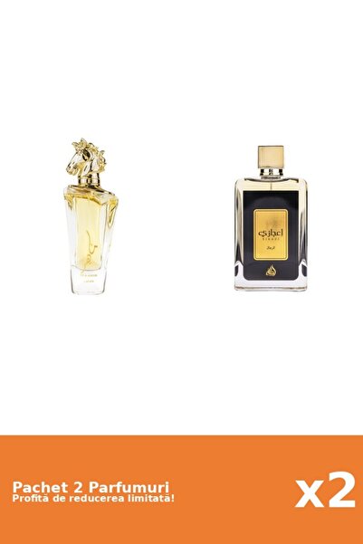 lattafa Set 2 Parfumuri Lattafa: Apa de Parfum Maahir, Lattafa, Barbati - 100...