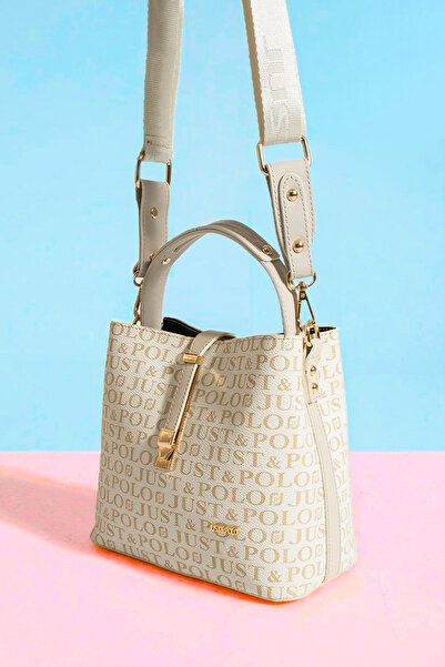 POLO CLUB Women's Lock Detailed 3-Compartment Long Strap Hand & Shoulder Bag ...