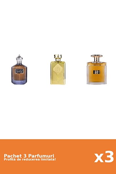 ARD AL ZAAFARAN Set 3 Parfumuri Ard Al Zaafaran: Apa de Parfum I Am the King,...