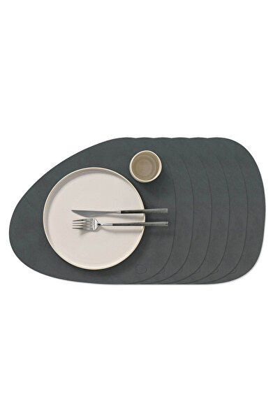 MS Glassware Комплект от 6 кожени американски сервизни подложки, подложки за ...