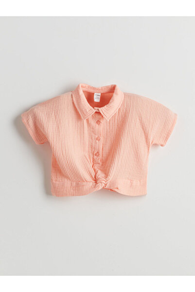 LC Waikiki Peak New Season Basic Girls' Muslin Shirt