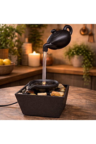 Fixport Mini Dekoratif Usb'li Su Şelalesi