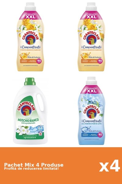 Chanteclair Set 4 Mix Chanteclair: 3 Conditioner, 1 Detergent