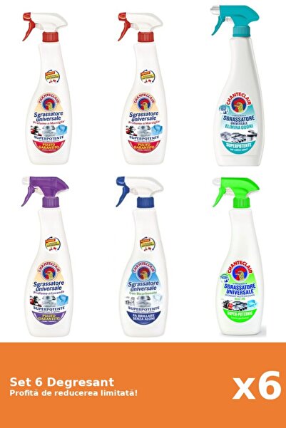 Chanteclair Set 6 Degresant Chanteclair: 2xMarsilia, 1xAntiMiros, 1xLavanda, ...