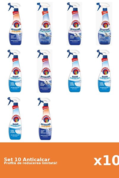 Chanteclair Set of 10 Chanteclair Anti-limescale: 2xRapid, 2xStrong, 2xScente...