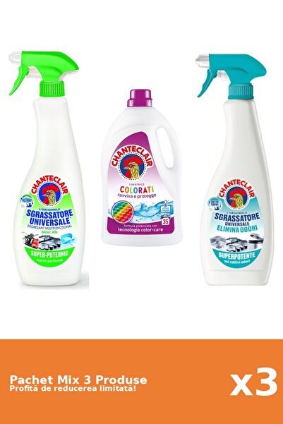 Chanteclair Set 3 Mix Chanteclair: 2 Degresant, 1 Detergent