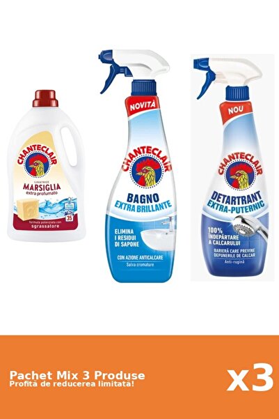 Chanteclair Set 3 Mix Chanteclair: 1 Detergent, 2 Anticalcar