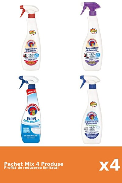 Chanteclair Set 4 Mix Chanteclair: 3 Degresant, 1 Anticalcar