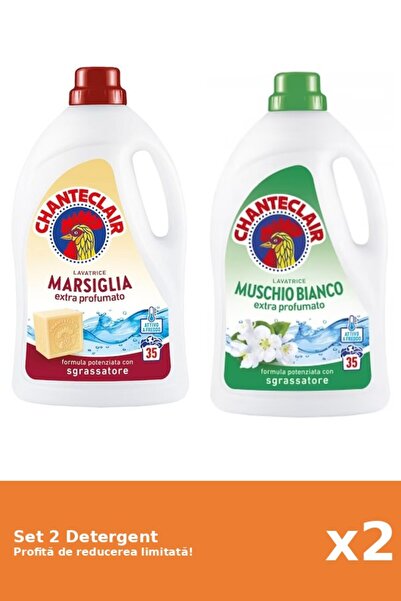 Chanteclair Set 2 Chanteclair Detergent: 1xMarseille, 1xWhite Musk