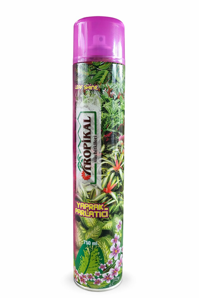 TROPİKAL Yaprak Parlatıcı Sprey 750 ml – Bitkiler İçin Leaf Shine Parlatma