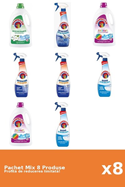 Chanteclair Set 8 Mix Chanteclair: 3 Detergent, 5 Anticalcar