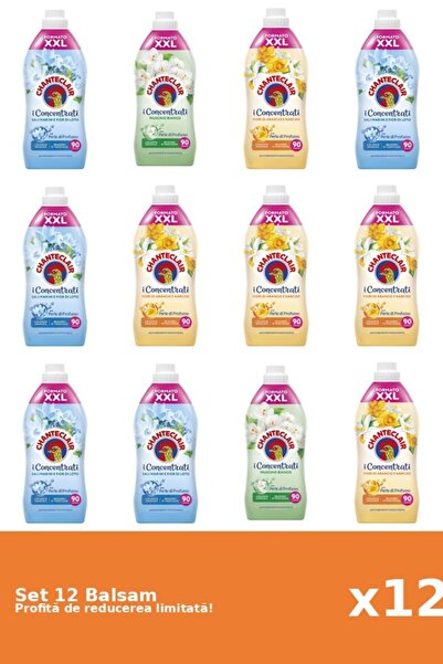 Chanteclair Set 12 Balsam Chanteclair: 5xLotus, 2xMosc Alb, 5xPortocale