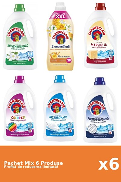 Chanteclair Set of 6 Mix Chanteclair: 5 Detergent, 1 Conditioner