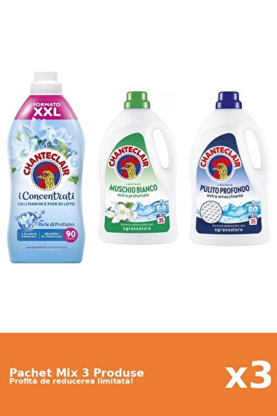 Chanteclair Set 3 Mix Chanteclair: 1 Conditioner, 2 Detergent
