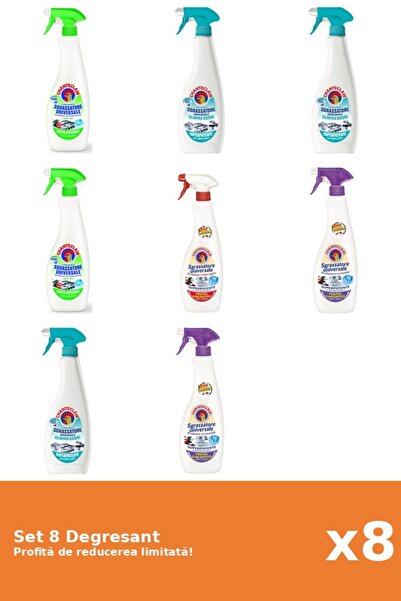 Chanteclair Set 8 Degresant Chanteclair: 2xLamaie, 3xAntiMiros, 1xMarsilia, 1...