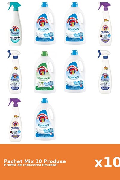 Chanteclair Set 10 Mix Chanteclair: 5 Degresant, 5 Detergent