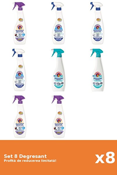 Chanteclair Set 8 Degresant Chanteclair: 1xMosc Alb, 3xBicarbonat, 2xAntiMiro...