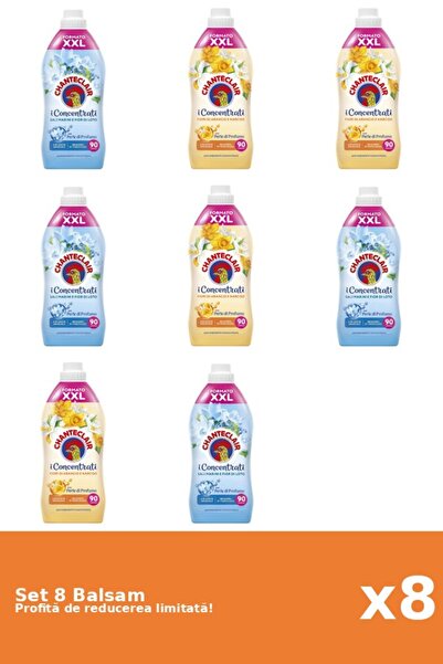 Chanteclair Set of 8 Chanteclair conditioners: 4xLotus, 4xOranges