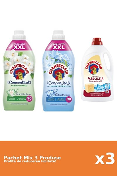 Chanteclair Set 3 Mix Chanteclair: 2 Balsam, 1 Detergent