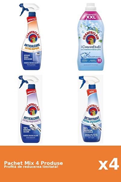 Chanteclair Set 4 Mix Chanteclair: 3 Anticalcar, 1 Balsam