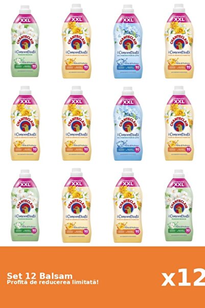 Chanteclair Set 12 Balsam Chanteclair: 3xMosc Alb, 7xPortocale, 2xLotus