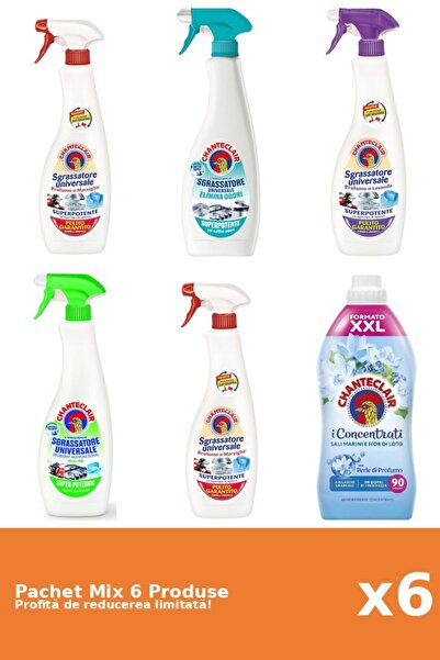 Chanteclair Set 6 Chanteclair Mix: 5 Degreaser, 1 Conditioner