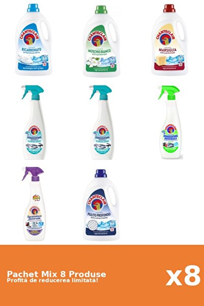 Chanteclair Set 8 Mix Chanteclair: 4 Detergent, 4 Degresant