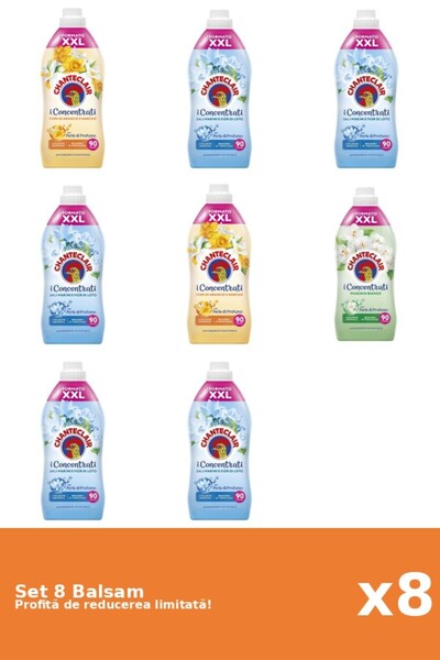 Chanteclair Set 8 Chanteclair Balm: 2xOrange, 5xLotus, 1xWhite Musk