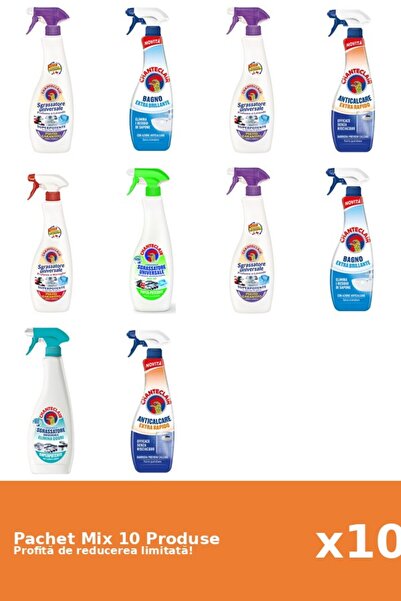 Chanteclair Set 10 Chanteclair Mix: 6 Degreaser, 4 Anti-limescale