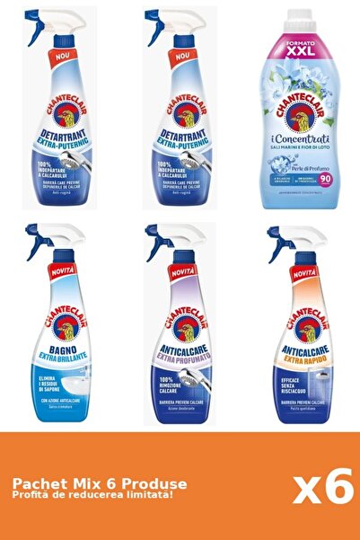 Chanteclair Set 6 Mix Chanteclair: 5 Anticalcar, 1 Balsam
