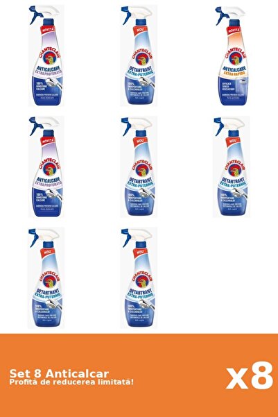 Chanteclair Set of 8 Chanteclair Anti-limescale: 2xScented, 5xStrong, 1xRapid