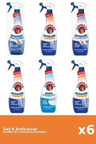 Chanteclair Set of 6 Chanteclair Anti-limescale: 1xStrong, 3xRapid, 1xScented...