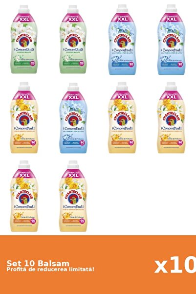 Chanteclair Set of 10 Chanteclair Balms: 2xWhite Musk, 3xLotus, 5xOrange