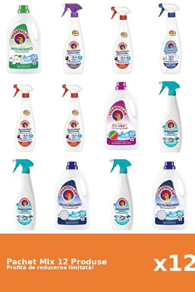 Chanteclair Set 12 Mix Chanteclair: 4 Detergent, 8 Degresant