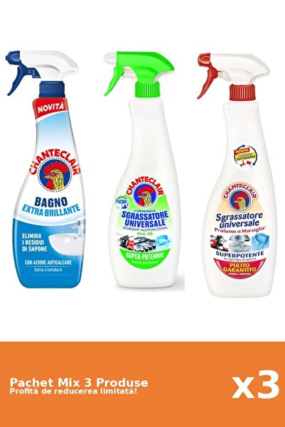 Chanteclair Set 3 Chanteclair Mix: 1 Anti-limescale, 2 Degreaser