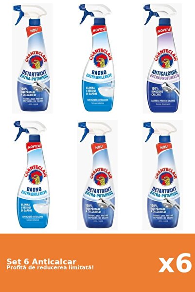 Chanteclair Set of 6 Chanteclair Anti-limescale: 3xStrong, 2xClassic, 1xScented
