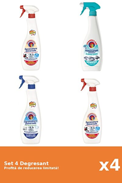 Chanteclair Set 4 Degresant Chanteclair: 2xMarsilia, 1xAntiMiros, 1xBicarbonat