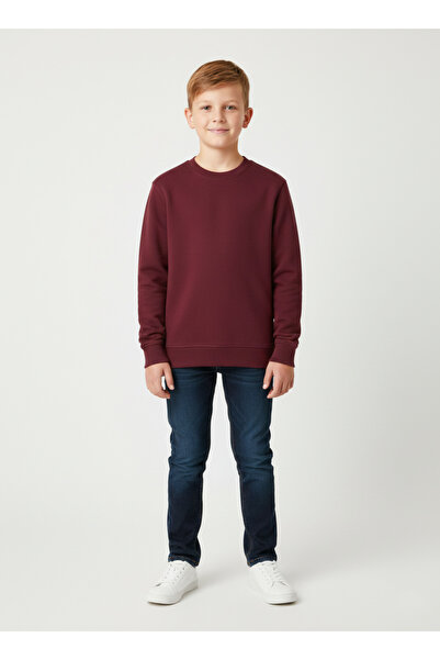 OBJE Boy's Burgundy 2 Thread Top