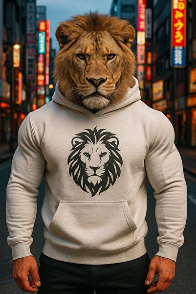 COZYWEAR هودي بقلنسوة للجنسين بمقاس كبير، عالي الجودة، مطبوع، مريح للارتداء ا...