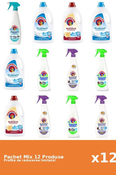 Chanteclair Set 12 Mix Chanteclair: 7 Degresant, 5 Detergent
