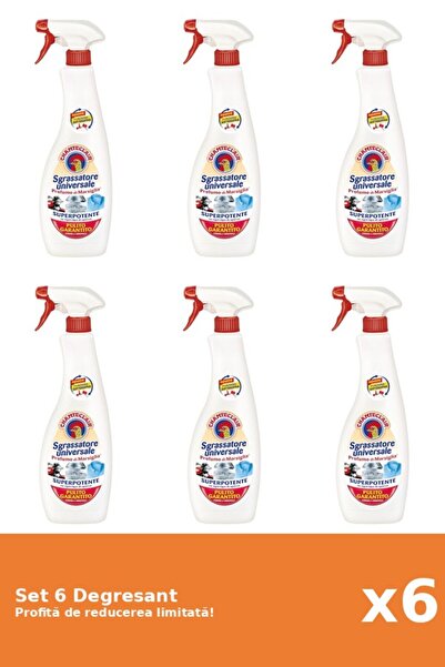 Chanteclair Set of 6 Marseille Degreaser, 600 ml