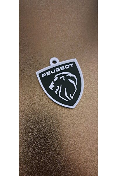lucien vela Peugeot Compatible New Logo Design 3D Printing Shield Keychain