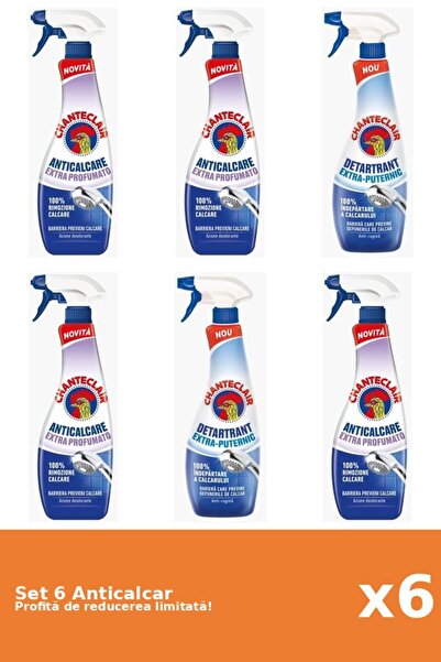Chanteclair Set of 6 Chanteclair Anti-limescale: 4xScented, 2xStrong