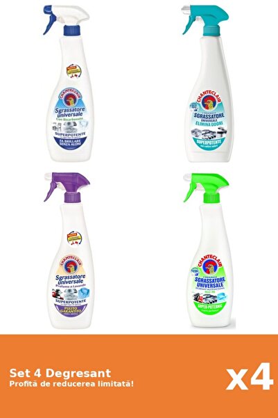 Chanteclair Set 4 Degresant Chanteclair: 1xBicarbonat, 1xAntiMiros, 1xMosc Al...