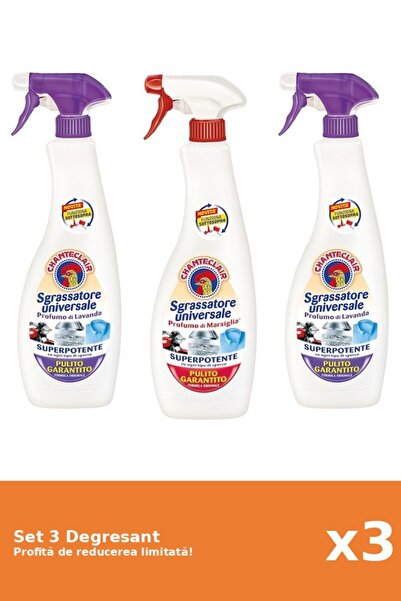 Chanteclair Set 3 Degresant Chanteclair: 2xMosc Alb, 1xMarsilia