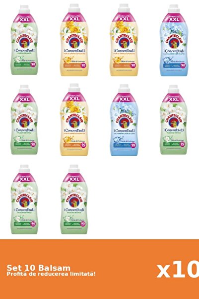 Chanteclair Set of 10 Chanteclair Balms: 5xWhite Musk, 3xOrange, 2xLotus