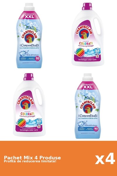 Chanteclair Set 4 Mix Chanteclair: 2 Conditioner, 2 Detergent