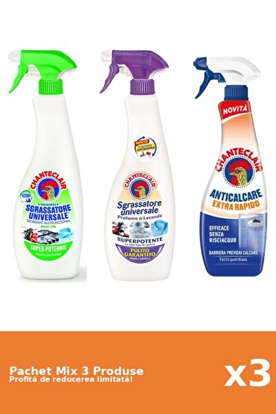 Chanteclair Set 3 Mix Chanteclair: 2 Degresant, 1 Anticalcar