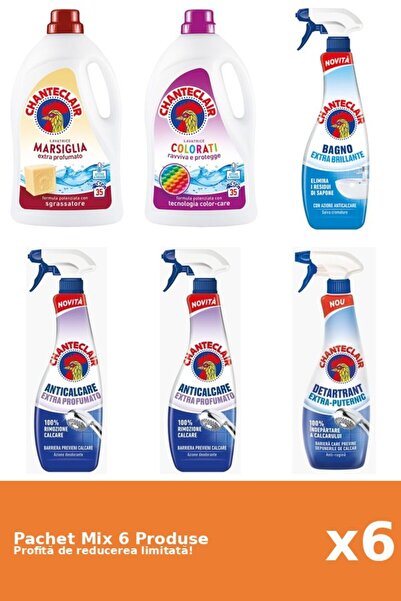 Chanteclair Set 6 Mix Chanteclair: 2 Detergent, 4 Anticalcar
